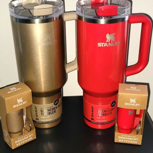 Stanley Other - NWT Stanley E.L.F 40oz Tumblerw/Stanley Christmas Ornament Set